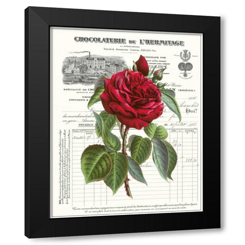 Heirloom Roses A Black Modern Wood Framed Art Print by Chilton, Sarah E
