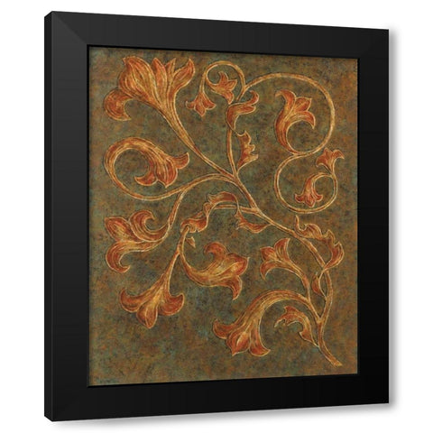 Go for Baroque I Black Modern Wood Framed Art Print with Double Matting by Shelby, Judy