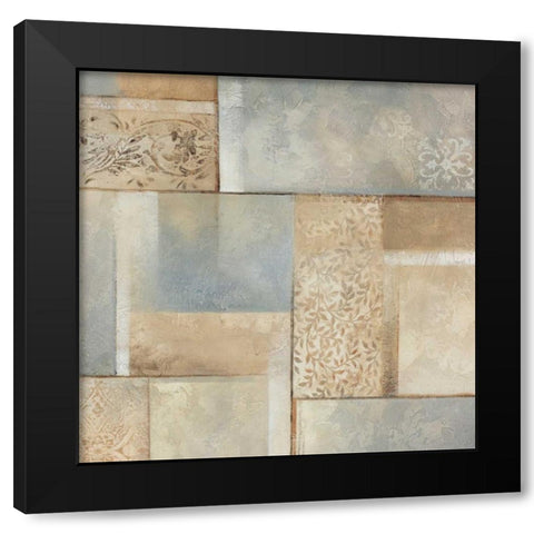 Gramercy Park I Black Modern Wood Framed Art Print with Double Matting by King, Michael