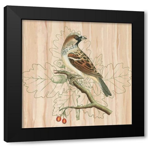 Treetops III Black Modern Wood Framed Art Print with Double Matting by Reynolds, Alastair