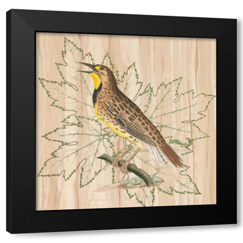 Treetops IV Black Modern Wood Framed Art Print with Double Matting by Reynolds, Alastair