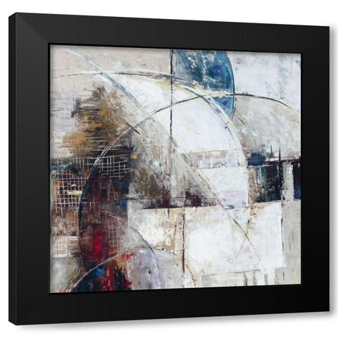 Parallel Dimensions I Black Modern Wood Framed Art Print with Double Matting by Roth, Jack