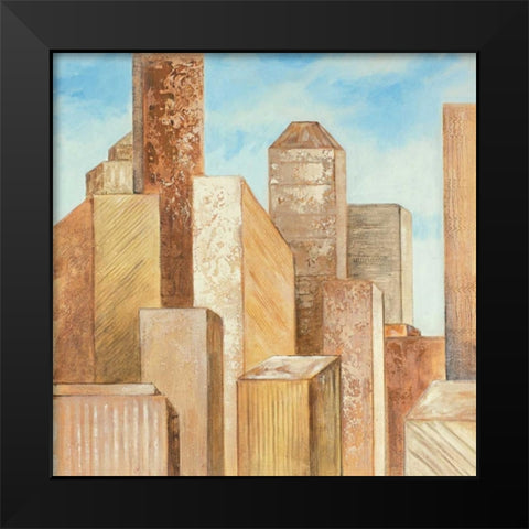 Urban Archaeologist II Black Modern Wood Framed Art Print by King, Michael
