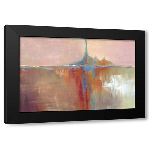 Up Tempo Black Modern Wood Framed Art Print by Chilton, Sarah E