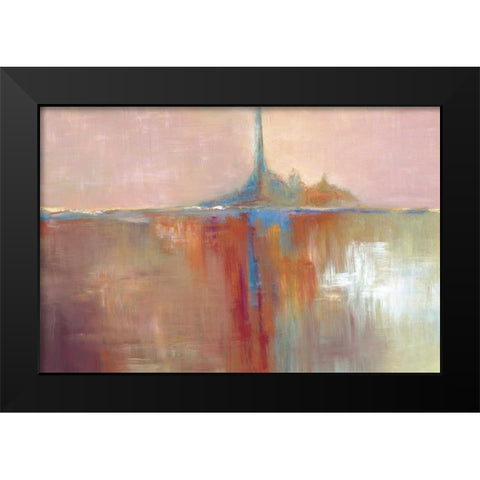 Up Tempo Black Modern Wood Framed Art Print by Chilton, Sarah E