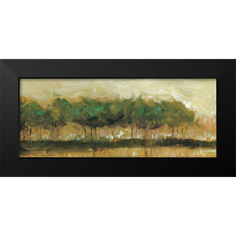 Tiverton Panel I Black Modern Wood Framed Art Print by Roth, Jack