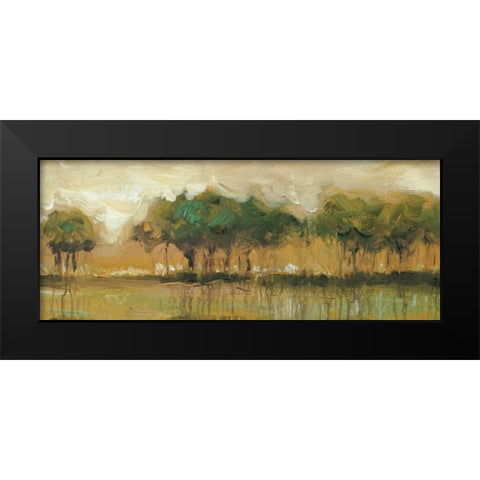 Tiverton Panel II Black Modern Wood Framed Art Print by Roth, Jack