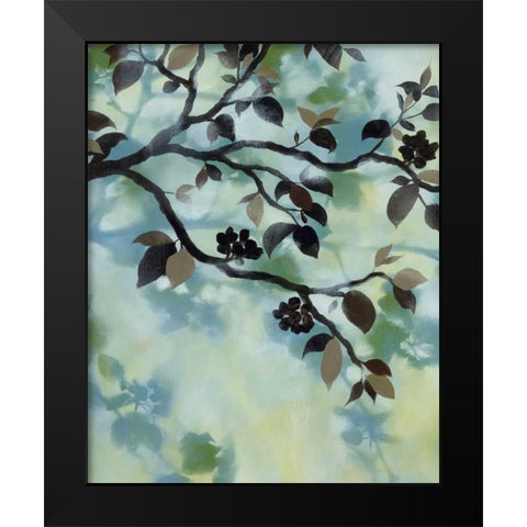 Evening Shadows I Black Modern Wood Framed Art Print by Paschal, Irene