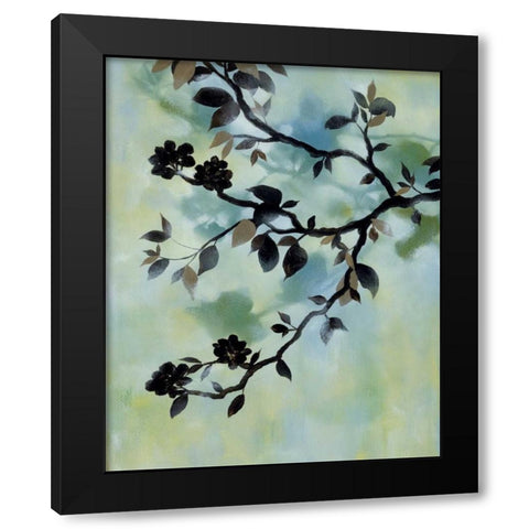 Evening Shadows II Black Modern Wood Framed Art Print with Double Matting by Paschal, Irene