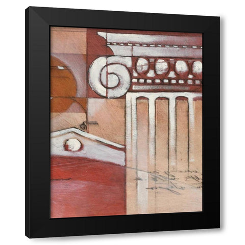 Palatine Drawings II Black Modern Wood Framed Art Print with Double Matting by Chilton, Sarah E