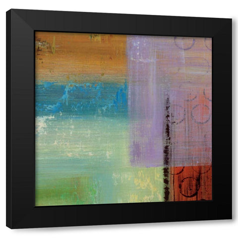 Kalahari Square IV Black Modern Wood Framed Art Print by Stamer, Hilda