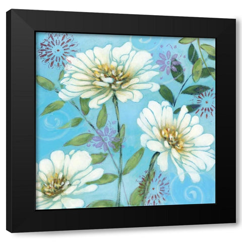 Jaipur II Black Modern Wood Framed Art Print by King, Michael