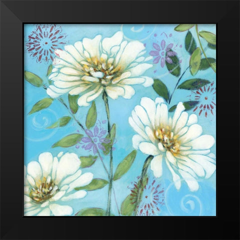 Jaipur II Black Modern Wood Framed Art Print by King, Michael