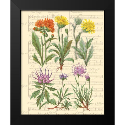 Allegro II Black Modern Wood Framed Art Print by Paschal, Irene