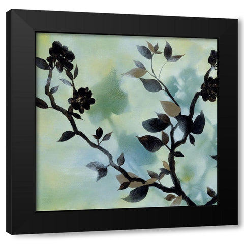 Twilight Reflections I Black Modern Wood Framed Art Print with Double Matting by Paschal, Irene
