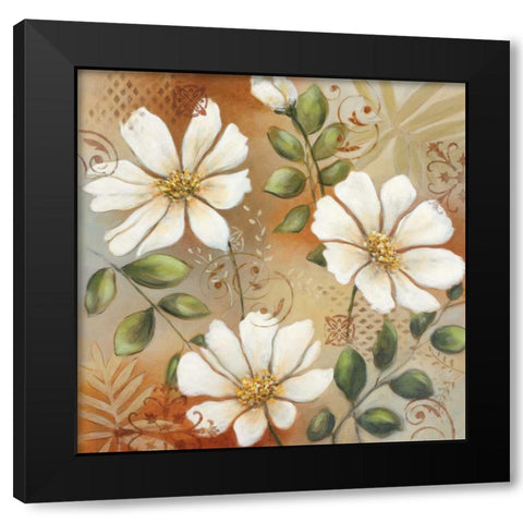 Siena White I Black Modern Wood Framed Art Print by King, Michael