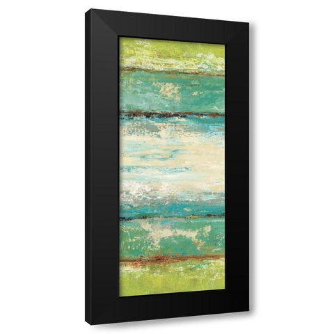 Earth, Water, Sky I Black Modern Wood Framed Art Print with Double Matting by King, Michael
