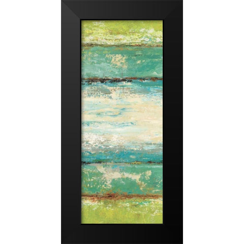 Earth, Water, Sky I Black Modern Wood Framed Art Print by King, Michael