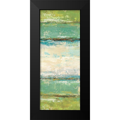 Earth, Water, Sky I Black Modern Wood Framed Art Print by King, Michael