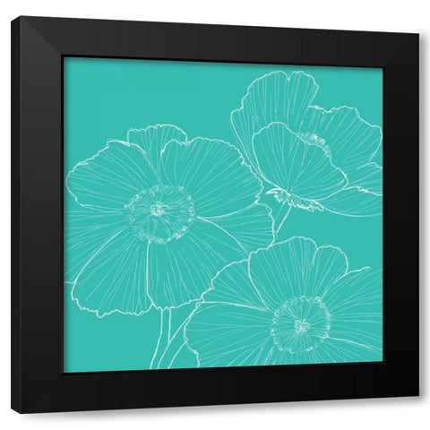 Loft Style Black Modern Wood Framed Art Print with Double Matting by Peters, Michelle