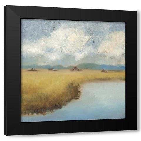 Sea Island Lowcountry Black Modern Wood Framed Art Print by Rogers, Adam