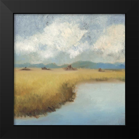 Sea Island Lowcountry Black Modern Wood Framed Art Print by Rogers, Adam
