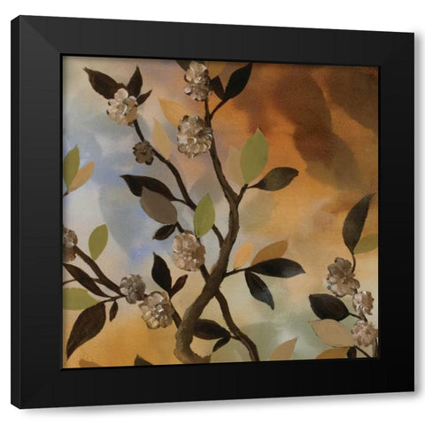 Sundown Bronze II Black Modern Wood Framed Art Print with Double Matting by Paschal, Irene