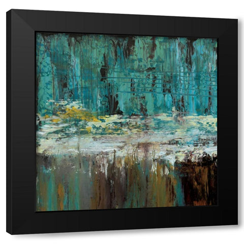 Deep Waters I Black Modern Wood Framed Art Print with Double Matting by Roth, Jack
