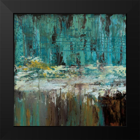 Deep Waters I Black Modern Wood Framed Art Print by Roth, Jack