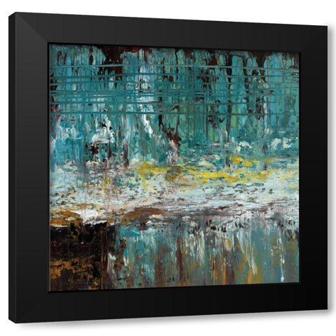 Deep Waters II Black Modern Wood Framed Art Print with Double Matting by Roth, Jack