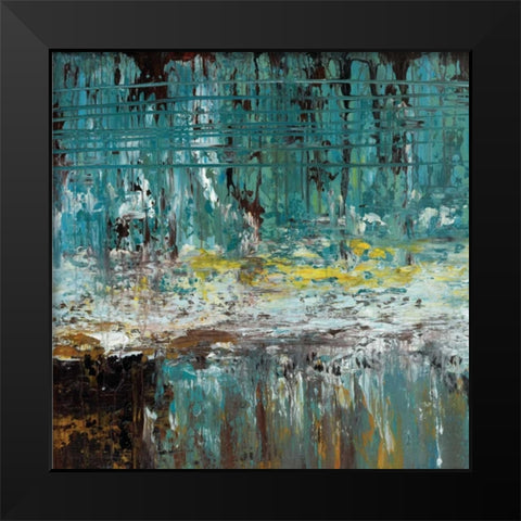 Deep Waters II Black Modern Wood Framed Art Print by Roth, Jack