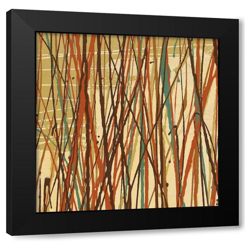 Contempo II Black Modern Wood Framed Art Print by Prentice, Susan