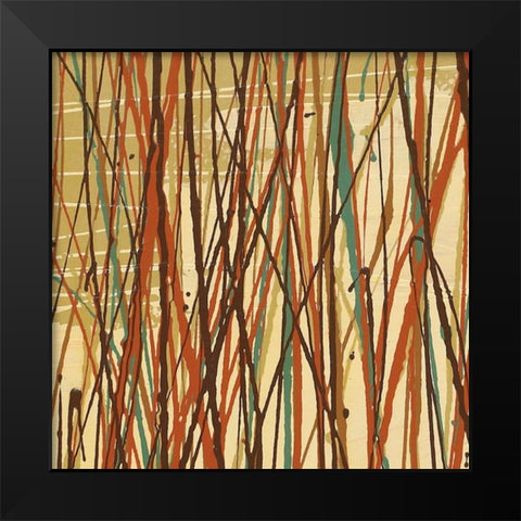 Contempo II Black Modern Wood Framed Art Print by Prentice, Susan