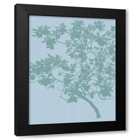 All American II Black Modern Wood Framed Art Print with Double Matting by Davies, Susan