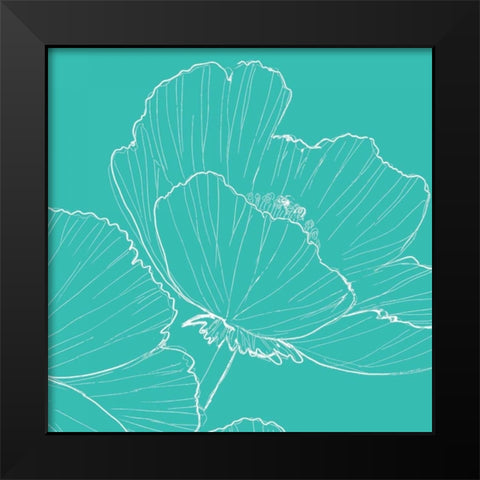 Tribeca Vibe I Black Modern Wood Framed Art Print by Peters, Celeste