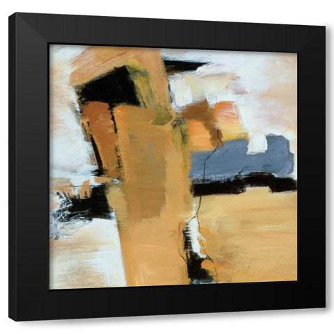 Triumph I Black Modern Wood Framed Art Print with Double Matting by Davies, Susan