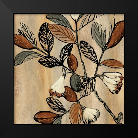 Natures Graphic I Black Modern Wood Framed Art Print by King, Michael