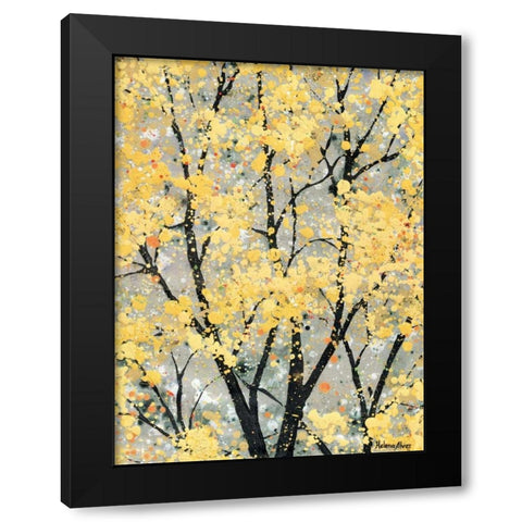 Early Spring I Black Modern Wood Framed Art Print by Alves, Helena