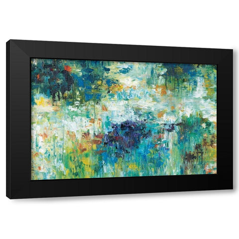 Falling Waters Black Modern Wood Framed Art Print with Double Matting by Roth, Jack