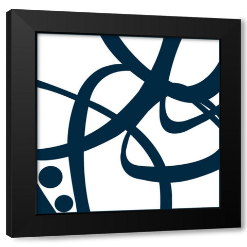 Momentum I Black Modern Wood Framed Art Print by Bartlett, Sandra