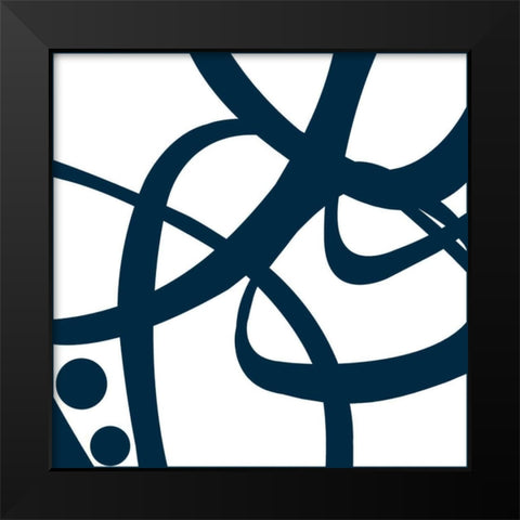 Momentum I Black Modern Wood Framed Art Print by Bartlett, Sandra