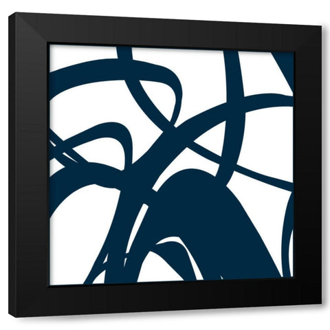 Momentum II Black Modern Wood Framed Art Print by Bartlett, Sandra