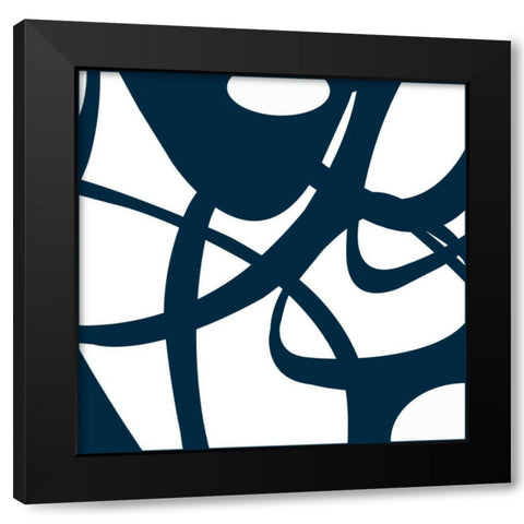 Momentum III Black Modern Wood Framed Art Print with Double Matting by Bartlett, Sandra