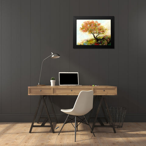 NatureS Way I Black Modern Wood Framed Art Print by King, Michael