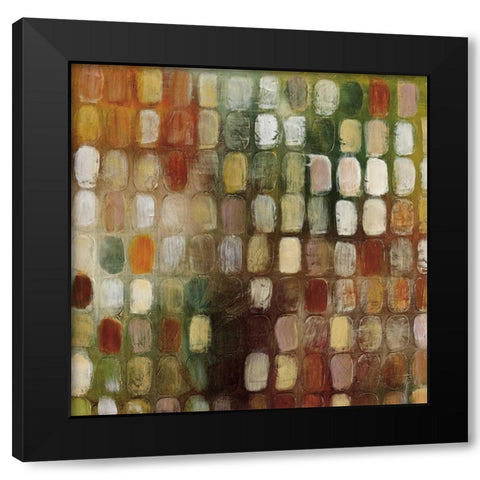 Divisions Black Modern Wood Framed Art Print by Roth, Jack