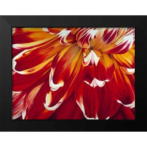 Redony Black Modern Wood Framed Art Print by Poelstra-Holzhaus, Yvonne