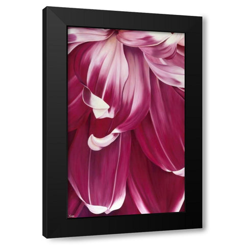 Arti Tulip I Black Modern Wood Framed Art Print by Poelstra-Holzhaus, Yvonne