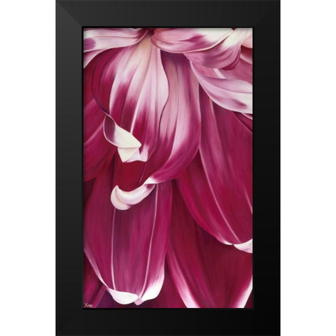 Arti Tulip I Black Modern Wood Framed Art Print by Poelstra-Holzhaus, Yvonne