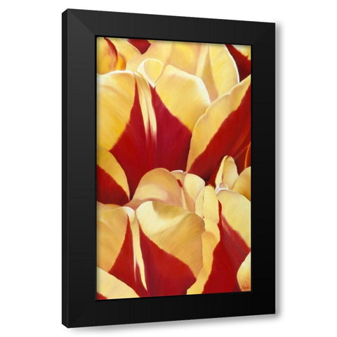 Arti Tulip II Black Modern Wood Framed Art Print by Poelstra-Holzhaus, Yvonne