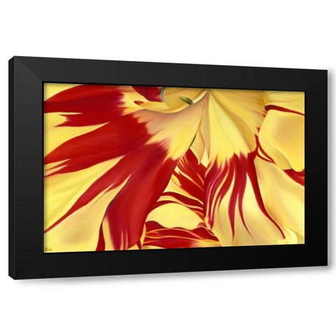 Alone Black Modern Wood Framed Art Print with Double Matting by Poelstra-Holzhaus, Yvonne